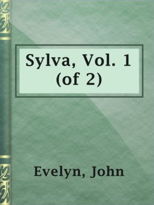 cover image of Sylva, Vol. 1 (of 2)